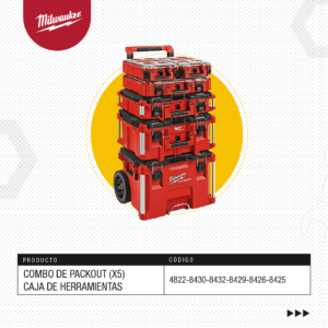 Packout Milwaukee – Set 5 Piezas